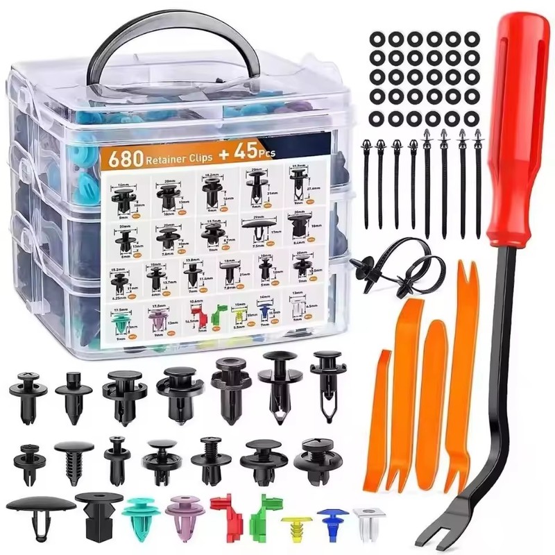 Automotive Trim Retainer Clip Kit for Car Panel Repairs –