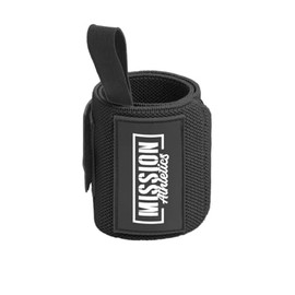 Mission Athletics Wrist Wraps for Weightlifting - 18” Premium Wrist Straps for Weightlifting With Thumb Loops, Best Gym Wrist Wraps for Lifting Weights, Bench Press & Powerlifting - For Men and Women