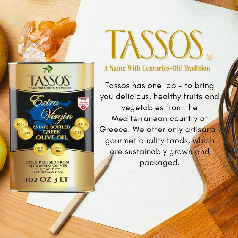 Tassos Extra Virgin Greek Olive Oil (Tassos) 3L