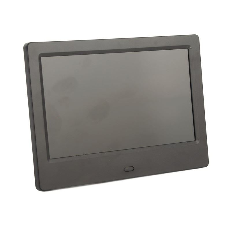 7 Inches Black Brightness Alarm Clock WIFI Synchronous Update With