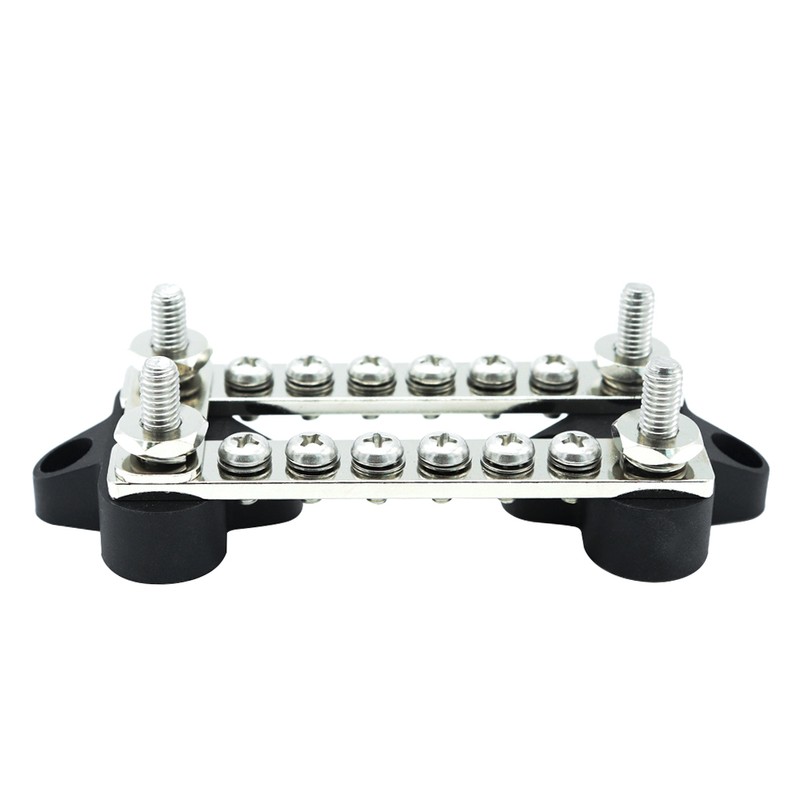 Dual Row Bus Bar Electrical Terminal Junction Box 12V 150A