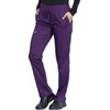 Scrubs for Women Workwear Revolution, Drawstring Cargo Pants WW105T, M