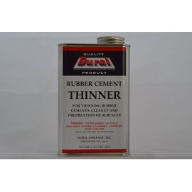 Dural Rubber Cement Thinner 1 QT no CA