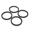 4PCS Silent Crossover Rings Rubber Vehicle Shock Damping Pads Replacement
