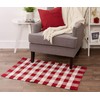 DII Indoor Handloomed Cotton Woven Reversible Buffalo Check Area Rug