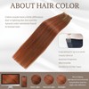 ShowJarlly Tape in Extensions Echthaar 20pcs Tape Extensions Echthaar 60cm