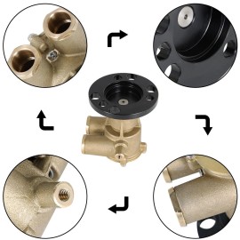 Generic F6B-9 Sea Water Pump for Indmar Johnson 685001 3860703 10-24232-1 10-24915-01