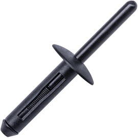 Rexka 15pcs 1/4" Hole Fender Liner Wheelhouse Liner Bumper Cover Nylon Blind Rivet for Jeep Dodge Chrysler 34201631