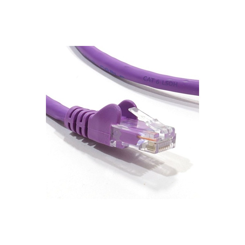 kenable C6 CAT6-CCA UTP RJ45 Ethernet LSZH Networking Cable Purple