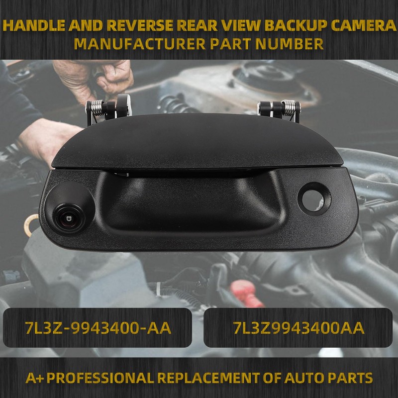 Dasbecan Tailgate Door Handle Backup Camera Compatible with Ford F150