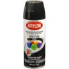 Krylon K05160307 ColorMaster Paint + Primer, Semi-Gloss, Black, 12 oz.
