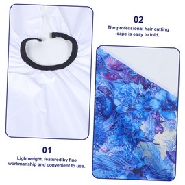 Outanaya Hair Cutting Cape for Barber Professional Salon Hair Stylist Cape Lightweight Portable for Home Use Hairdresser Keeps Clothes Clean Dry