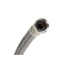 Fluidmaster B3H18 Water Heater Connector, Braided Stainless Steel - 3/4 Male Iron Pipe Thread x 3/4 Female Iron Pipe Thread, 18-Inch Length