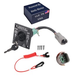 176408 0176408 Single Engine Ignition Starter Cut Off Switch for Evinrude Johnson OMC BRP Outbound 1996 and Newer