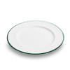 GMUNDNER KERAMIK Dessert Plate Gourmet Diameter 22 cm Green Rim
