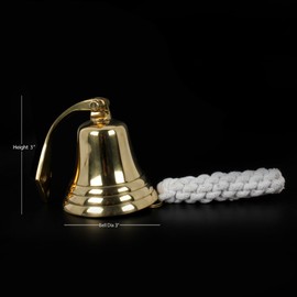 Campana de latón de 7,6 cm (3 pulgadas de diseño F)