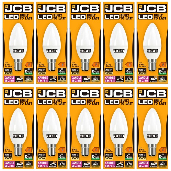 JCB LED 10 X JCB 6w = 40w LED Opal