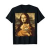 Mona Lisa Orange Cat Funny GInger Painting Women Men Kids