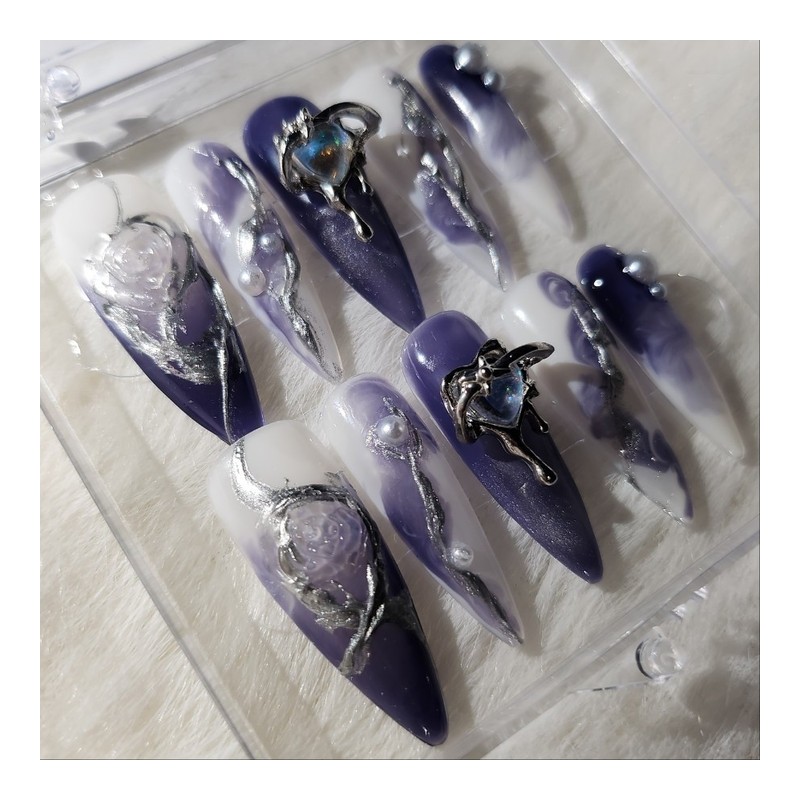 [Handmade Nail Tips] Dawn - Copin / [수제네일팁] 새벽녘 -