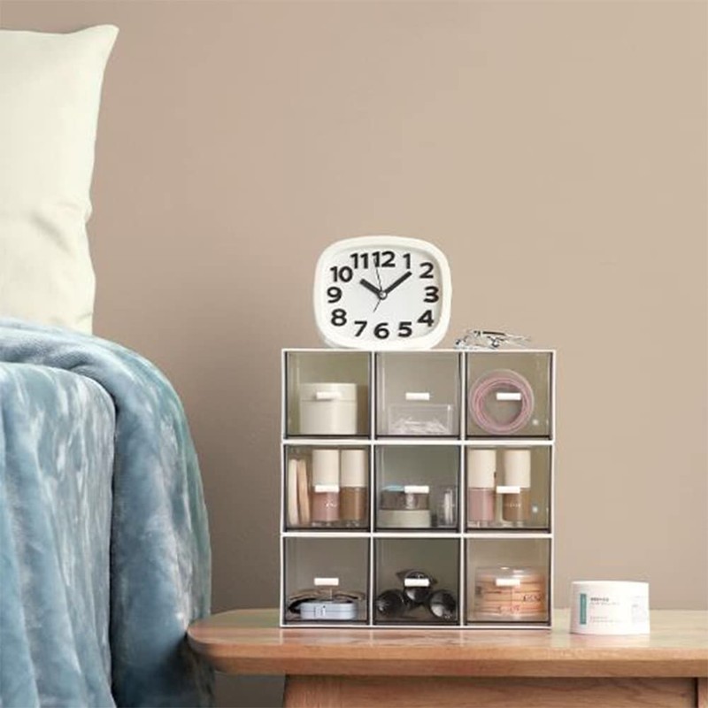 Tea Box with 3 Drawers, Tea Boxes for Tea Bags,