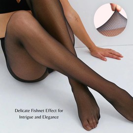 Penti Women's Tul Fashion Tights for Ladies, 15, Black (Black 500), Small (Size: 1)