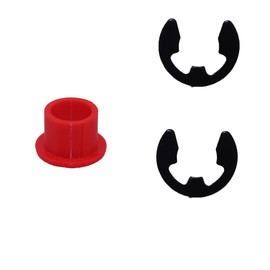 Upgrade Shifter Cable Bushing For Toyota Sienna 3.3L 3.5L Gear Linkage End Grommet with Lock Washer Replacement Auto Selector Repair Kit Shifting Isue Fix