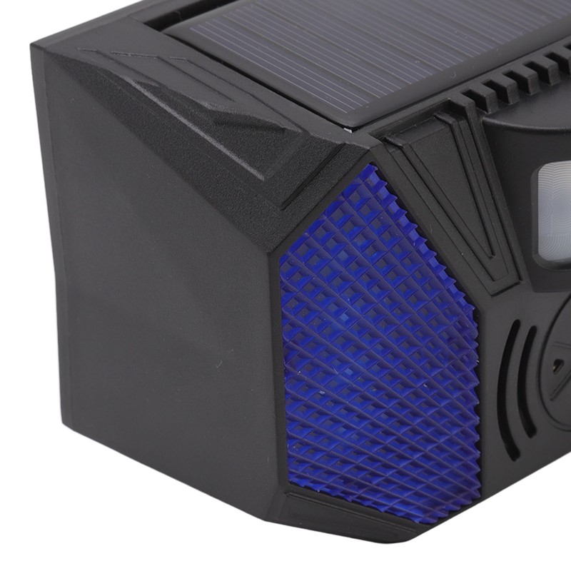 Solar Security Alarm Siren with Remote Control USB Cable Yard