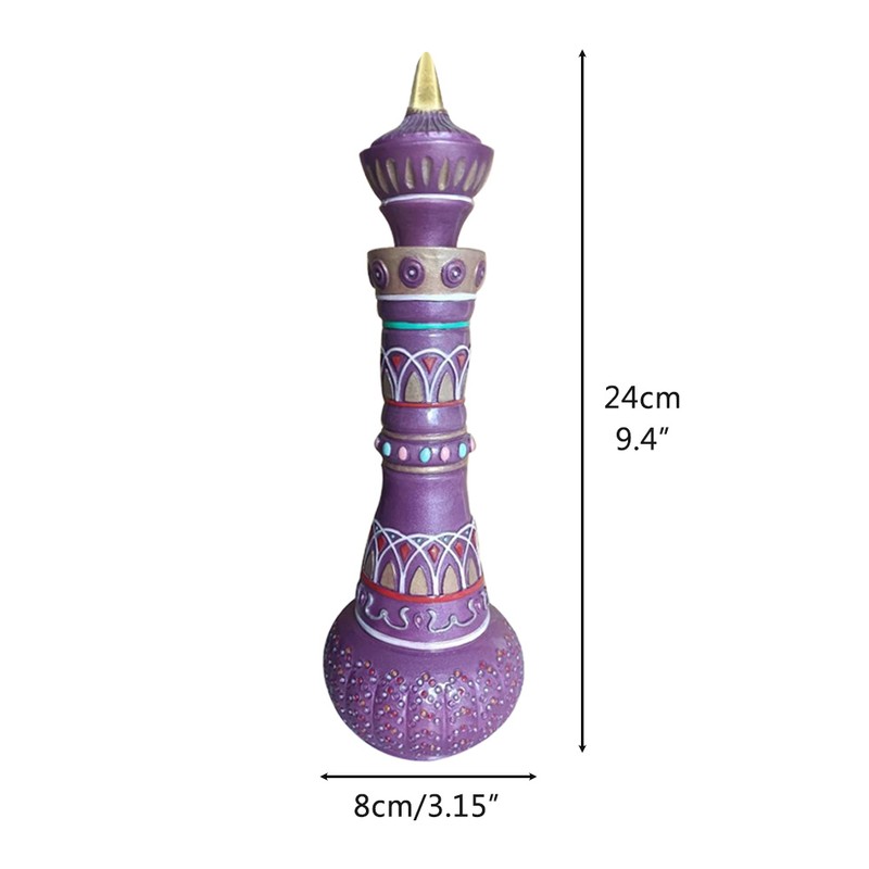 Purple Bottle Ornament Resin Craft Ornament Home Window Decoration