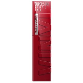 Maybelline Labial lquido Superstay Vinyl Ink tono Lippy 10, 4.2ml, brillante de larga duracin hasta 16H, frmula vegana enriquecida con Vitamina E y...