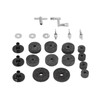 23Pcs Cymbal Felts Sets Stent Tube Clutch Wing Nuts Washer