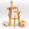 Holy Family Wooden Cross with Christ - Three Sizes Available