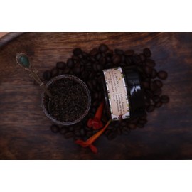 KAMALVASA Coffee Almond oil and vanilla Anti ageing anti pigmentation scrub- 50 gm, Translucent