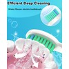 6 Pack Topkitfice Replacement Flossing Toothbrush Heads with Covers Compatible