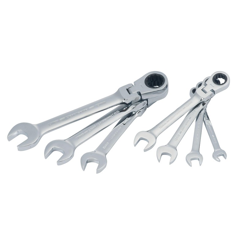 CRAFTSMAN Juego de Llaves Combinadas Métricas con Matraca Reversible por