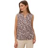 Cecil Women's Patterned Blouse Top, Mulberry Red