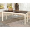 Signature Design by Ashley Whitesburg Cottage Rectangular Dining Bench, Brown