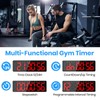 Manoive Gym Timer, 13.2 Inch Digital LED Wall Clock, Sports