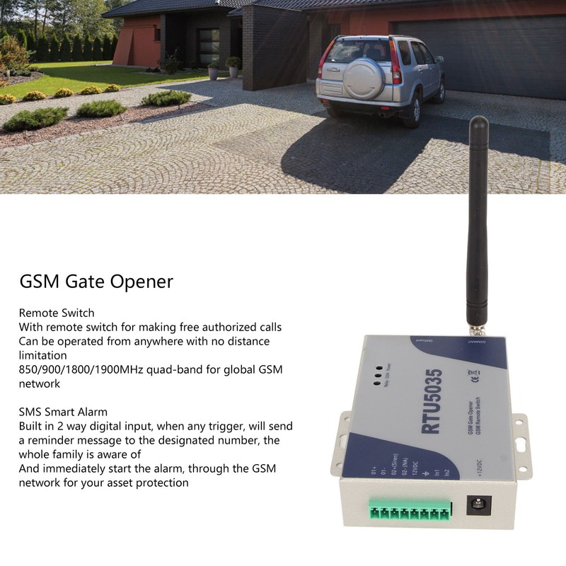 GSM Gate Opener RTU5035 GSM Mobile Phone Access Controller WiFi