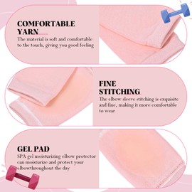cobee Moisturizing Elbow Protector Sleeves for Women, Spa Lotion Elbow Protection Protectors Moisturizing Dry Cracked Skin Care