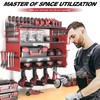 ODSNANIE Power Tool Organizer Wall Mount, 4 Layers Tool Storage