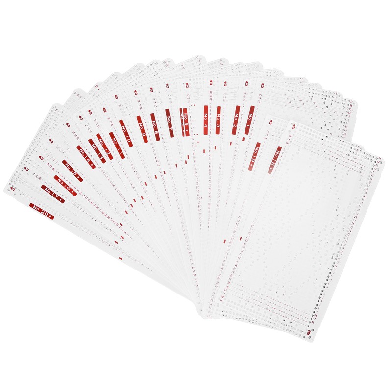 Punch Cards Practical Soft Durable Double Sided Printing Knitting Machine