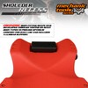 M-AUTO Mechanic Plastic Creeper with Dual Tool Trays, 48" Ergonomic