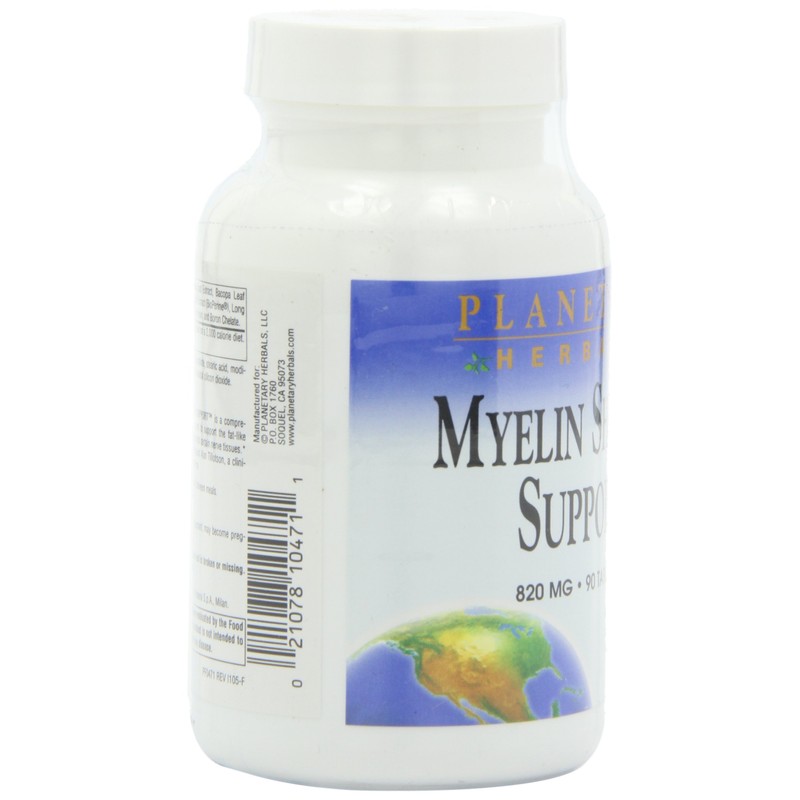 Planetary Herbals Myelin Sheath Support Tablets, 90 Count