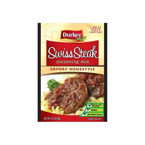 Durkee Swiss Steak Seasoning Mix (Pack of 12)