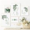 Martin Kench 3-Piece Bohemian Poster Set, Aesthetic Green Plant Pictures,