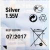 Renata Silver Oxide Watch Battery For 364 Button Cell, 5
