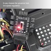 eMagTech Fan Hub 8-Way Splitter RGB Fan Extension Adapter for