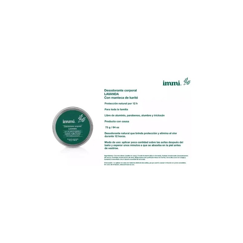 Pack 10 Pz Desodorante Natural Mujer Y Hombre, Immi