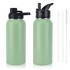 Insulated Water Bottle, 32oz Vacuum Stainless Steel Metal Sports Water
