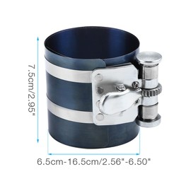 Piston Ring Compressor 50-125mm Stainless Steel Clamp and Plier Set Piston Ring Compressor Installer Tool